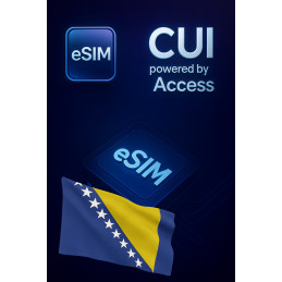 eSIM Інтернет-роумінг 1 GB на 1 день у Боснія і Герцеговина