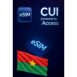 تجوال بيانات eSIM 5 GB لمدة 30 أيام في بوركينا فاسو