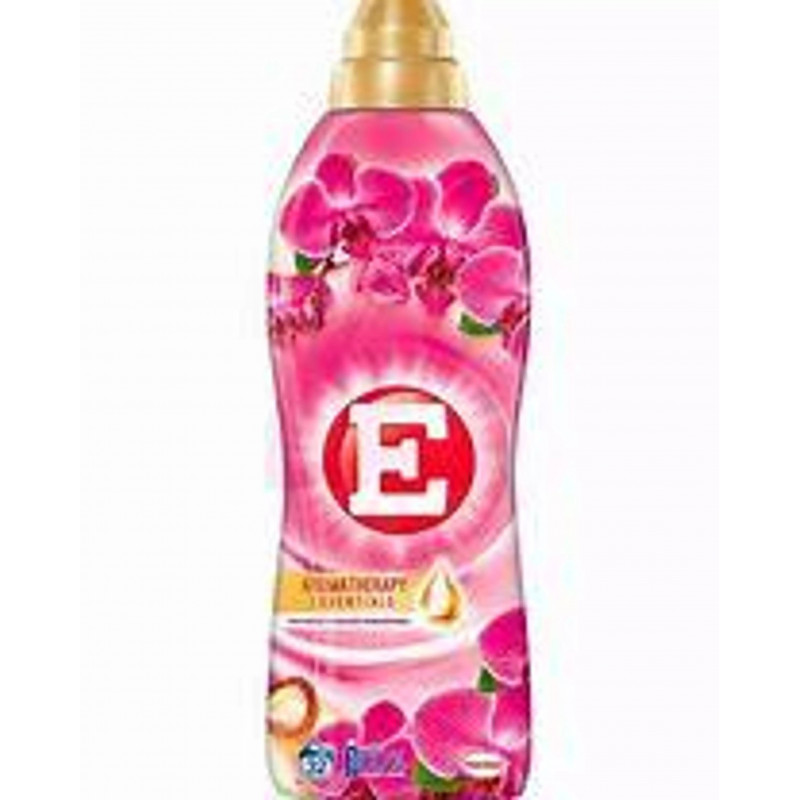 E Aromatherapy Essentials Płyn do zmiękczania tkanin orchidea & olejek makadamia 800 ml (32 prania)