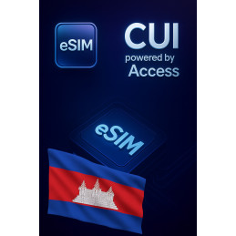 eSIM Internet Roaming 1 GB for 7 days in Cambodia