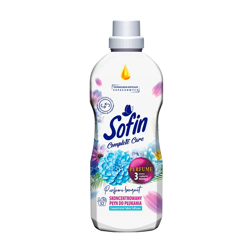 Sofin Płyn do Płukania Tkanin Perfume Bouquet 800ML (32 Płukania)