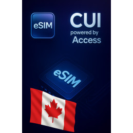 تجوال بيانات eSIM 3 GB لمدة 1 يوم في كندا