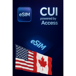 تجوال بيانات eSIM 2 GB لمدة 1 يوم في الولايات المتحدة, كندا