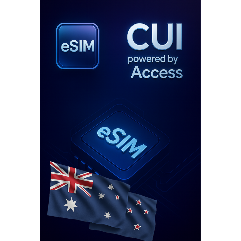 eSIM Datový roaming 1 GB na 1 den v Austrálie, Nový Zéland eSIM Datový roaming 1 GB na 1 den v Austrálie, Nový Zéland