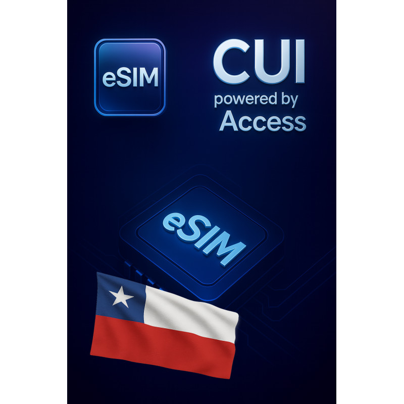 eSIM Datový roaming 1 GB na 1 den v Chile eSIM Datový roaming 1 GB na 1 den v Chile
