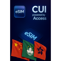 eSIM Internet Roaming 1 GB for 7 days in Macau, Hong Kong, China
