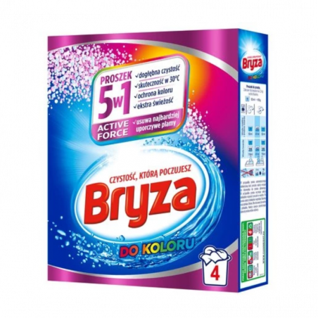 BRYZA Active Force 5w1 Proszek do prania do koloru (4 prania) 260 g