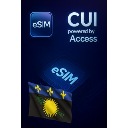 eSIM Internet Roaming 1 GB for 7 days in Guadeloupe