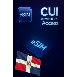 eSIM Інтернет-роумінг 1 GB на 7 днів у Домініканська Республіка