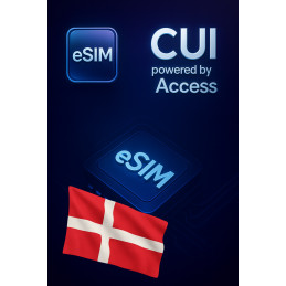 تجوال بيانات eSIM 1 GB لمدة 1 يوم في الدنمارك