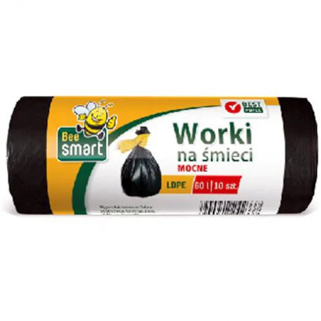 Bee Smart worki na śmieci LDPE 60l 10szt