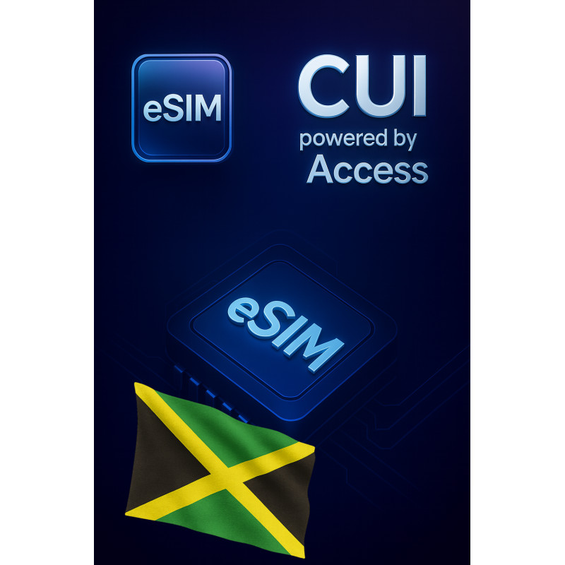 تجوال بيانات eSIM 100 MB لمدة 7 أيام في جامايكا