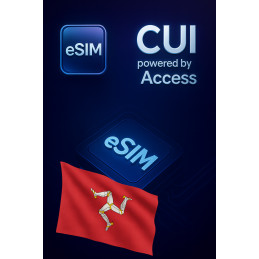 تجوال بيانات eSIM 1 GB لمدة 1 يوم في جزيرة مان