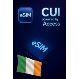 تجوال بيانات eSIM 1 GB لمدة 1 يوم في أيرلندا