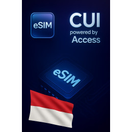 تجوال بيانات eSIM 3 GB لمدة 1 يوم في إندونيسيا