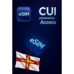 Carte eSIM Internet en itinérance 1 GB pendant 7 jours en Guernesey