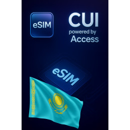 تجوال بيانات eSIM 2 GB لمدة 1 يوم في كازاخستان