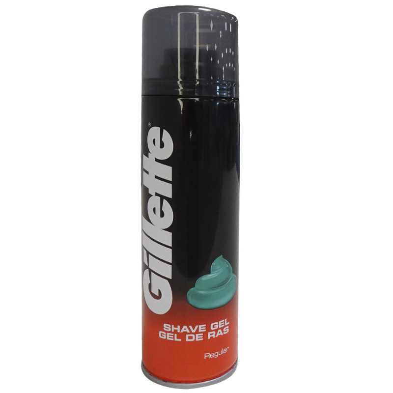 Gillette shave gel 200 ml. Regular normal skin.