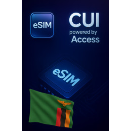 eSIM Internet-Roaming 1 GB für 7 Tage in Sambia