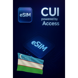 تجوال بيانات eSIM 2 GB لمدة 1 يوم في أوزبكستان
