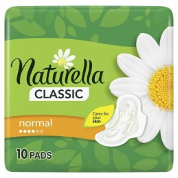 Naturella Classic Normal Camomile Podpaski ze skrzydełkami x10 10 szt.