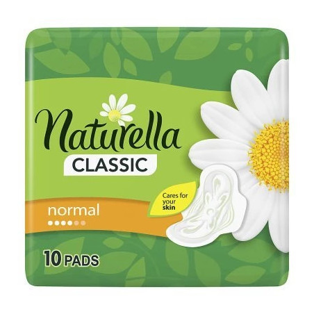 Naturella Classic Normal Camomile Podpaski ze skrzydełkami x10 10 szt.