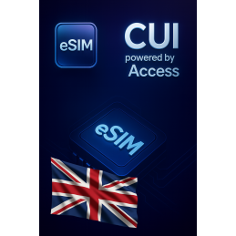 eSIM Dátový roaming 3 GB na 30 dní v Spojené kráľovstvo
