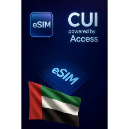 تجوال بيانات eSIM 2 GB لمدة 1 يوم في الإمارات العربية المتحدة