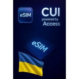 تجوال بيانات eSIM 1 GB لمدة 1 يوم في أوكرانيا