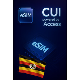 تجوال بيانات eSIM 1 GB لمدة 1 يوم في أوغندا