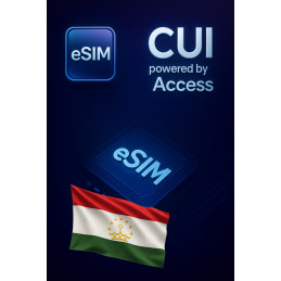 تجوال بيانات eSIM 5 GB لمدة 30 أيام في طاجيكستان