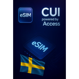 تجوال بيانات eSIM 1 GB لمدة 1 يوم في السويد