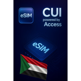 eSIM Internet Roaming 1 GB for 7 days in Sudan