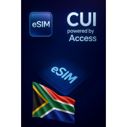 تجوال بيانات eSIM 2 GB لمدة 1 يوم في جنوب أفريقيا
