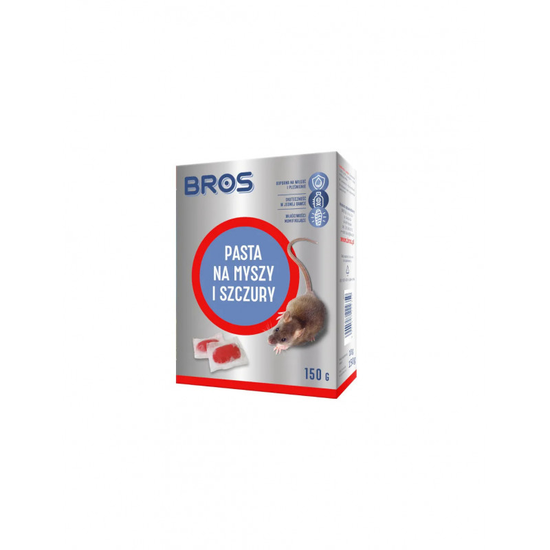 BROS Pasta na myszy i szczury, 150 g