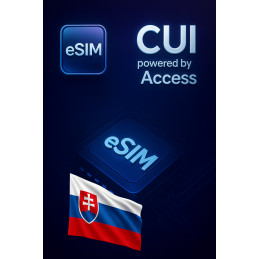 تجوال بيانات eSIM 1 GB لمدة 7 أيام في سلوفاكيا