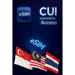 Karta eSIM Internet Roaming 5 GB na 30 dni w Tajlandii, Singapuru, Malezji