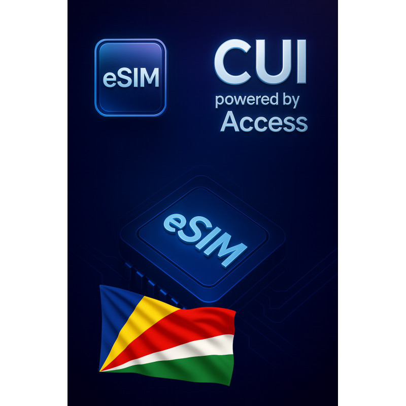 Carte eSIM Internet en itinérance 1 GB pendant 7 jours en Seychelles