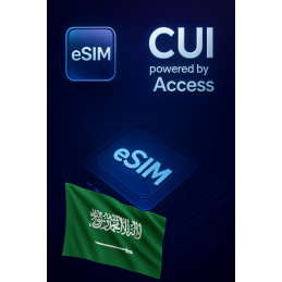 eSIM Datový roaming 1 GB na 7 dní v Saúdská Arábie