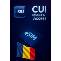 eSIM Dátový roaming 2 GB na 1 deň v Rumunsko