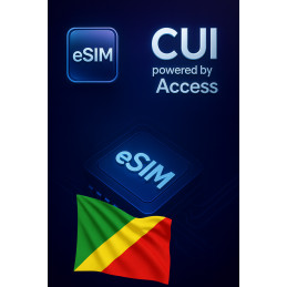 Karta eSIM Internet Roaming 1 GB na 7 dni w Republiki Konga