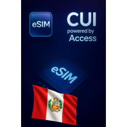 Karta eSIM Internet Roaming 2 GB na 1 dzień w Peru