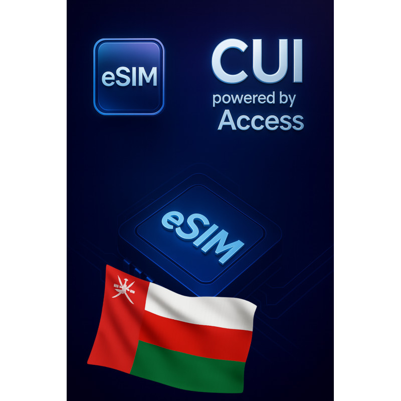 Karta eSIM Internet Roaming 1 GB na 7 dni w Omanu Karta eSIM Internet Roaming 1 GB na 7 dni w Omanu