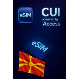 Karta eSIM Internet Roaming 2 GB na 1 dzień w Macedonii Północnej