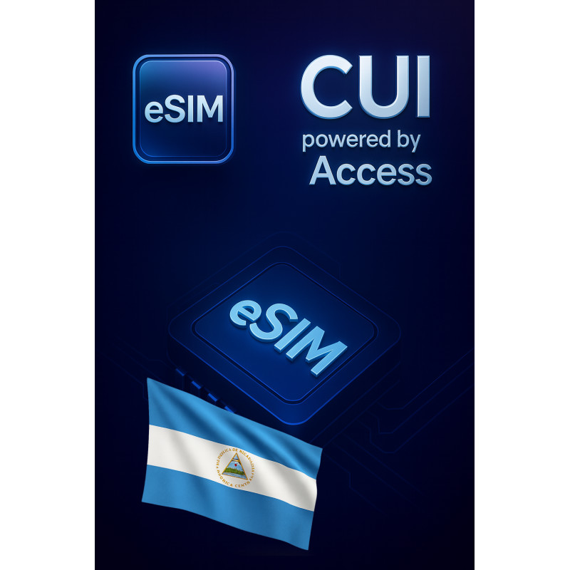 eSIM Інтернет-роумінг 1 GB на 7 днів у Нікарагуа eSIM Інтернет-роумінг 1 GB на 7 днів у Нікарагуа