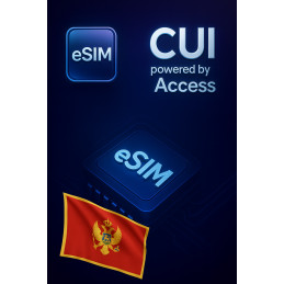 Karta eSIM Internet Roaming 3 GB na 30 dni w Czarnogóry