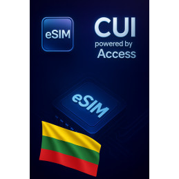 Karta eSIM Internet Roaming 50 GB na 180 dni w Litwy