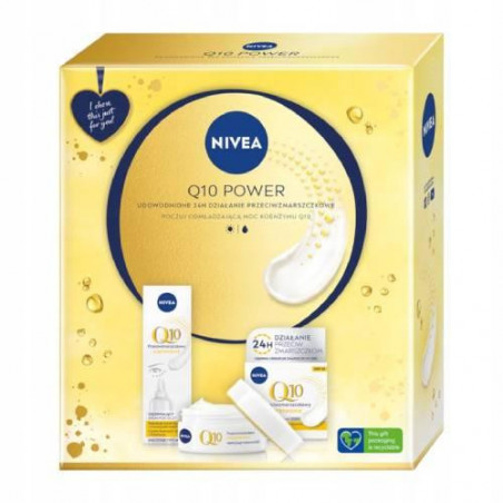 NIVEA Zestaw Q10 Power (Krem na dzień, 50ml + Krem pod oczy, 15ml)