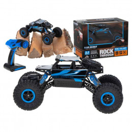 Samochód zdalnie sterowany na pilota RC Rock Crawler HB 2,4GHz 1:18 niebieski