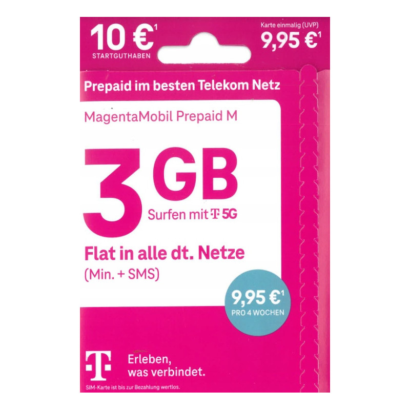 Niemiecka Karta SIM Tmobile DE